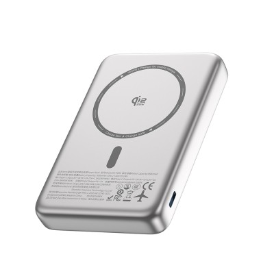 Wiwu Wi-P090 Mag Pro Series 45W Portable M-safe Wireless Powerbank with Qi2 Charging Technology and Stand, 10,000mAh - 2