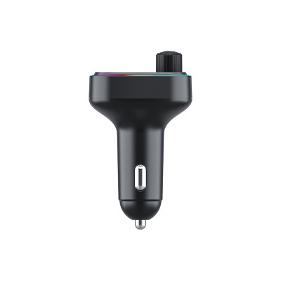 Wiwu Wi-QC031 RGB Bluetooth Transmitter MP3 Type-C ve USB-A Araç Şarjı - 3