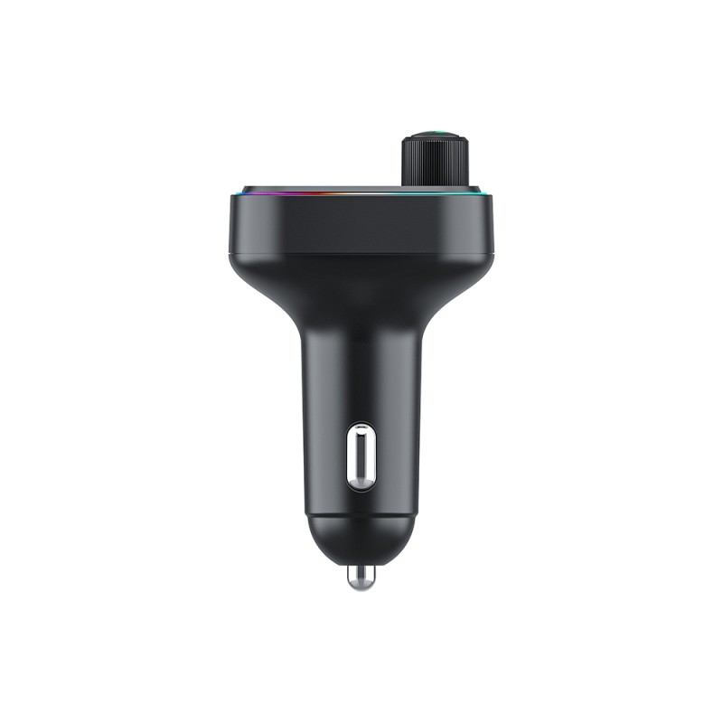 Wiwu Wi-QC031 RGB Bluetooth Transmitter MP3 Type-C ve USB-A Araç Şarjı - 3