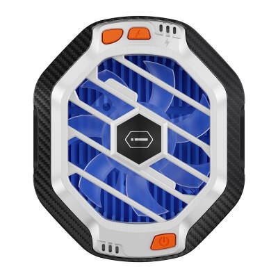 Wiwu Wi-R001 15W M-safe Şarj Özellikli RGB Işıklı Telefon Soğutucu Fan - 7
