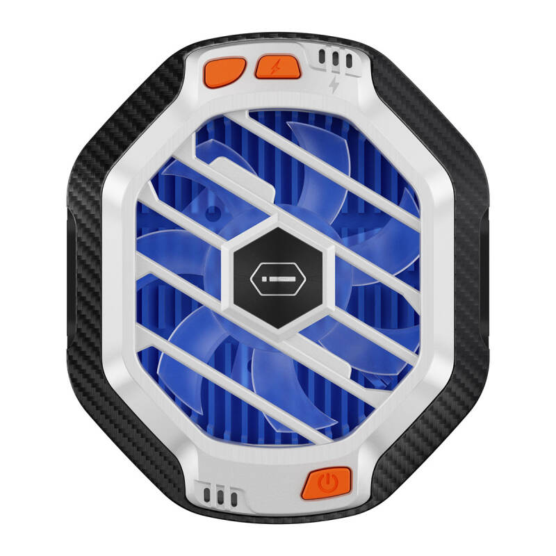 Wiwu Wi-R001 15W M-safe Şarj Özellikli RGB Işıklı Telefon Soğutucu Fan - 7