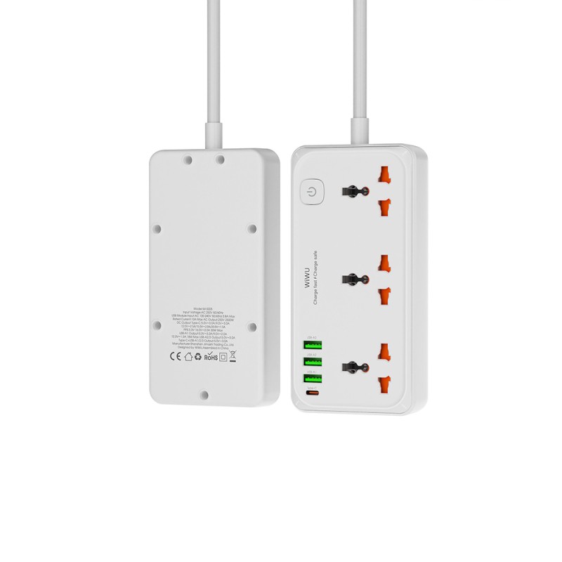 Wiwu Wi-S005 GaN Tech Power Strip Multiple Socket 30W - 5