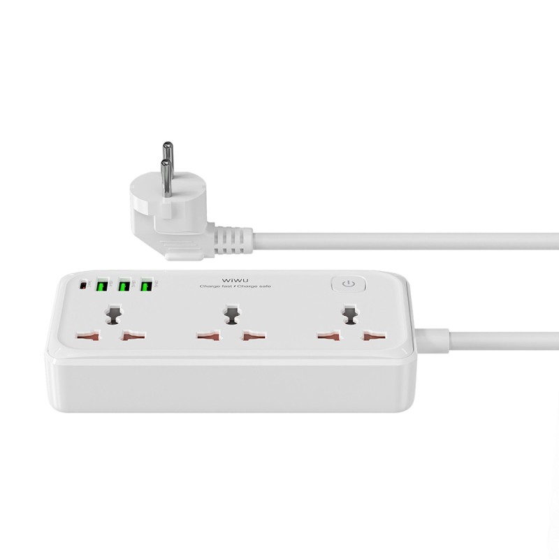Wiwu Wi-S005 GaN Tech Power Strip Multiple Socket 30W - 6
