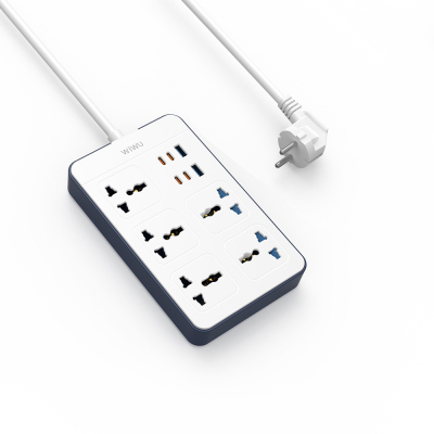 Wiwu Wi-S006 20W GaN Tech Power Strip 11 in 1 Multiple Socket - Wiwu