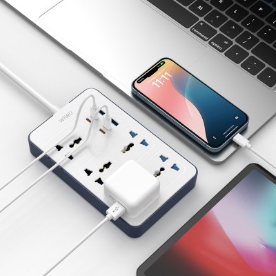 Wiwu Wi-S006 20W GaN Tech Power Strip 11 in 1 Multiple Socket - 4