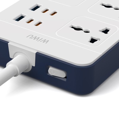 Wiwu Wi-S006 20W GaN Tech Power Strip 11 in 1 Multiple Socket - 5