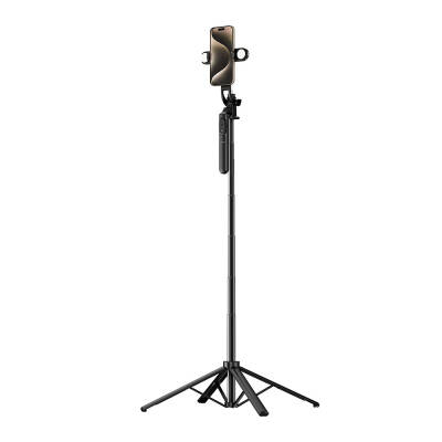 Wiwu Wi-SE012 Live Broadcast Fill Light Telescopic Tripod and Selfie Stick - Wiwu