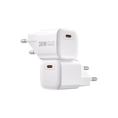 Wiwu Wi-U006 GaN Tech PD Fast Charging Travel Charging Head 30W-30023 - Wiwu