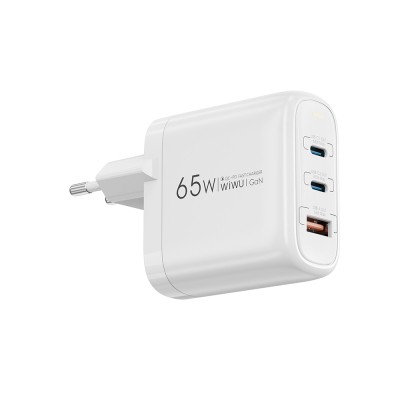 Wiwu Wi-U024 EU Series Dual Type-C PD & USB-A GAN Technology Fast Charging Title 65W - 4