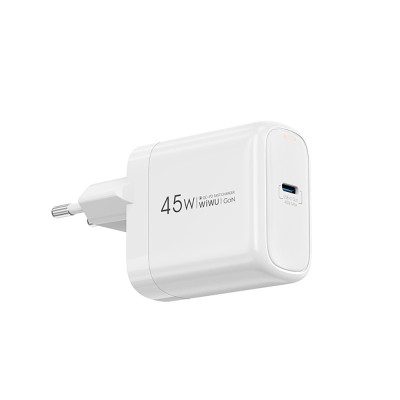 Wiwu Wi-U035 GaN Tech PD Hızlı Şarj Özellikli QC 3.0 Şarj Başlığı 45W - 4