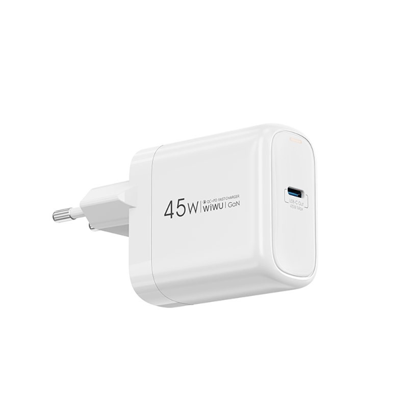 Wiwu Wi-U035 GaN Tech PD Hızlı Şarj Özellikli QC 3.0 Şarj Başlığı 45W - 4