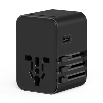 Wiwu Wi-UA006 Çoklu Universal TR/US/UK/AUS/EU Uyumlu Seyahat Şarj Adaptörü 45W - 4