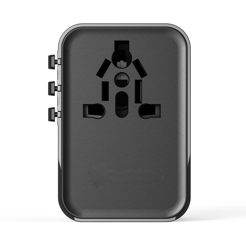 Wiwu Wi-UA006 Çoklu Universal TR/US/UK/AUS/EU Uyumlu Seyahat Şarj Adaptörü 45W - 6