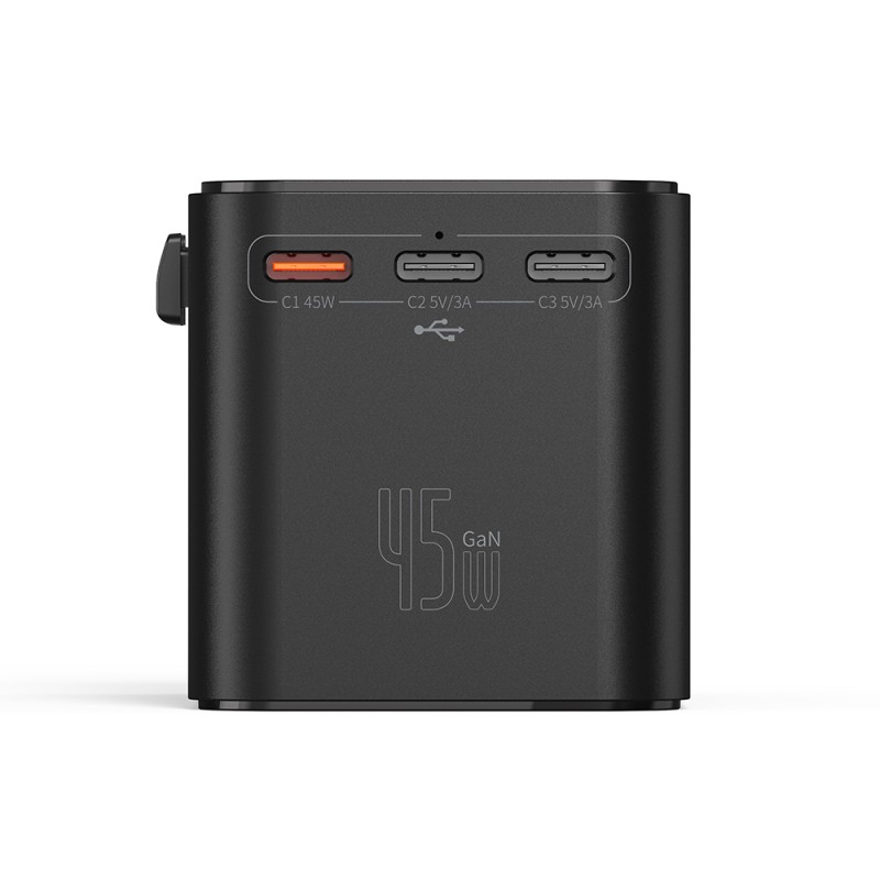 Wiwu Wi-UA006 Çoklu Universal TR/US/UK/AUS/EU Uyumlu Seyahat Şarj Adaptörü 45W - 10