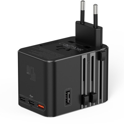 Wiwu Wi-UA006 Çoklu Universal TR/US/UK/AUS/EU Uyumlu Seyahat Şarj Adaptörü 45W - 15