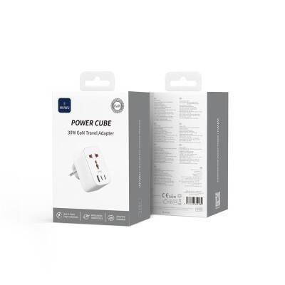 Wiwu Wi-UA008 GaN Tech PD Fast Charging Travel Charger 30W - 7