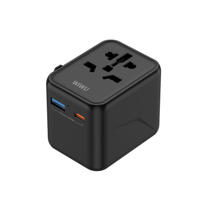 Wiwu Wi-UA012 Multi-Universal TR/US/UK/AUS/EU Compatible Travel Charger Adapter 12W - Wiwu