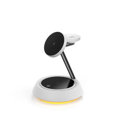 Wiwu Wi-W002 3in1 Magnetic Wireless Charging Stand with Fast Charging - Wiwu