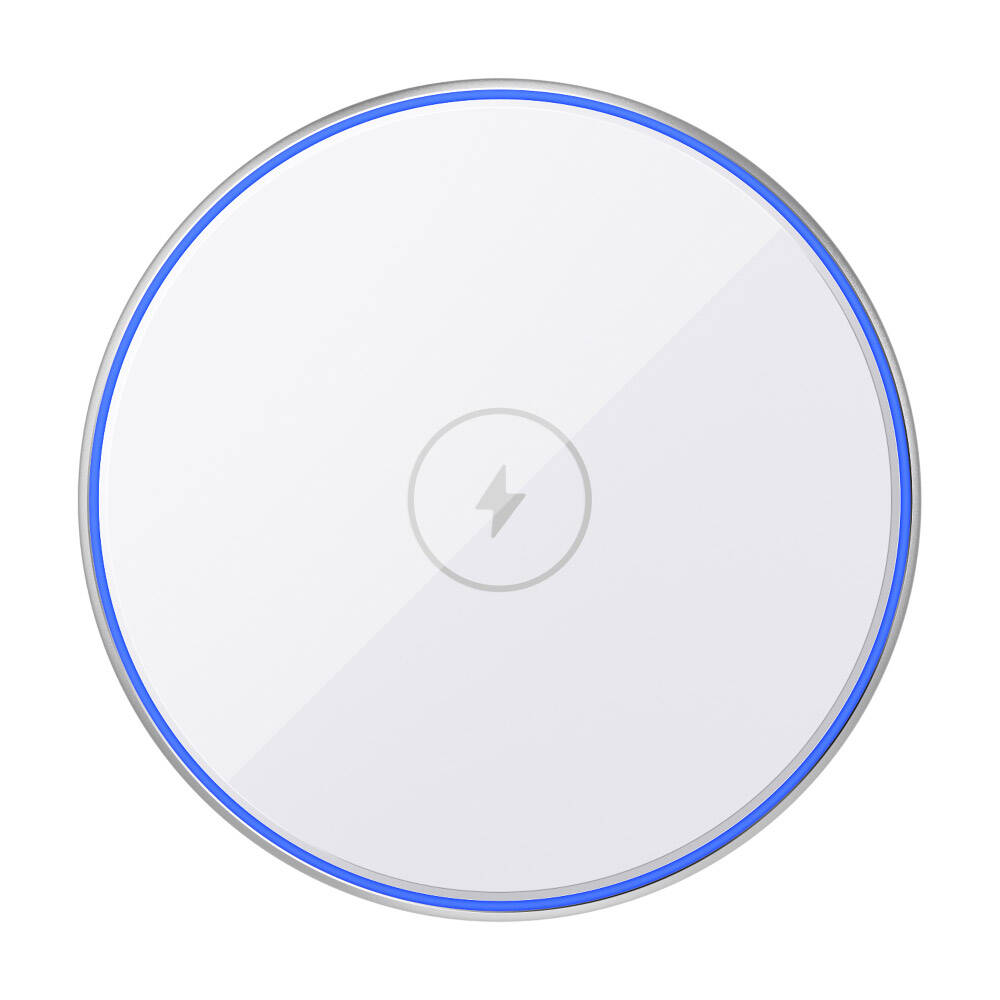 Wiwu Wi-W012 Quantus 15W Hızlı Şarj Özellikli Masaüstü Wireless Şarj Aleti - Beyaz