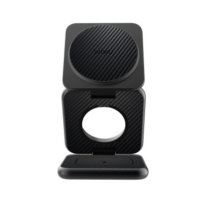 Wiwu Wi-W035 3 in 1 Magnetic Fast Charging Aramid Fiber Wireless Charging Stand 15W - Wiwu