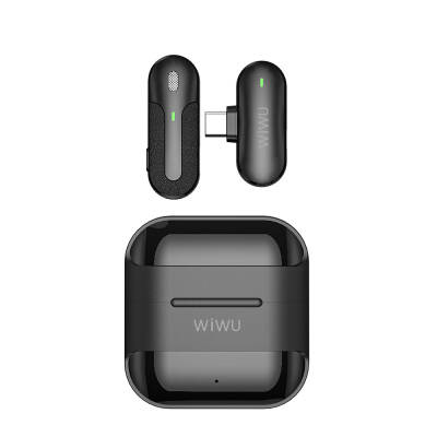 Wiwu Wi-WM001 Wireless Lavalier Microphone with Type-C Charging Port - Wiwu