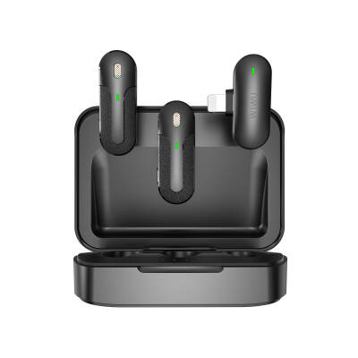 Wiwu Wi-WM002 Wireless Lapel Microphone with Lightning Charging Port - Wiwu