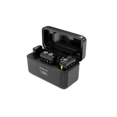 Wiwu Wi-WM005 2in1 Type-C and Lightning Port ANC Wireless Lavalier Microphone - Wiwu