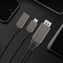 Wiwu X10 Type-C to HDMI Kablo - Wiwu