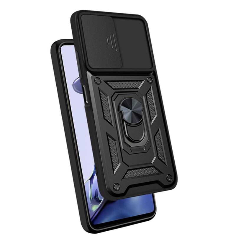 Xiaomi 11T Pro 5G Kılıf Magnetik Standlı Kamera Korumalı Zore Sürgülü Vega Kapak - 5