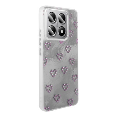 Xiaomi 14T Pro Case Camera Protection Figured Zore Ponti Silicone Cover - 12