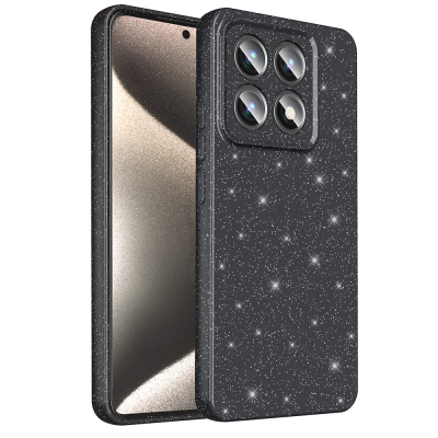 Xiaomi 14T Pro Case Camera Protection Glitter Luxury Zore Cotton Cover - Zore