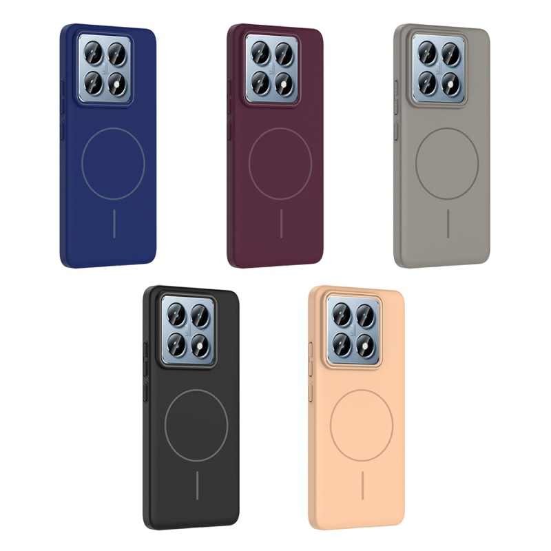 Xiaomi 14T Pro Case Magsafe Charging Feature Zore Ruby Hard Cover - 17