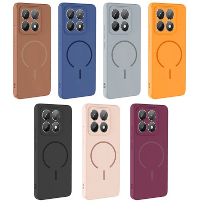 Xiaomi 14T Pro Case Zore Meta Cover with M-safe Charging Feature - 23