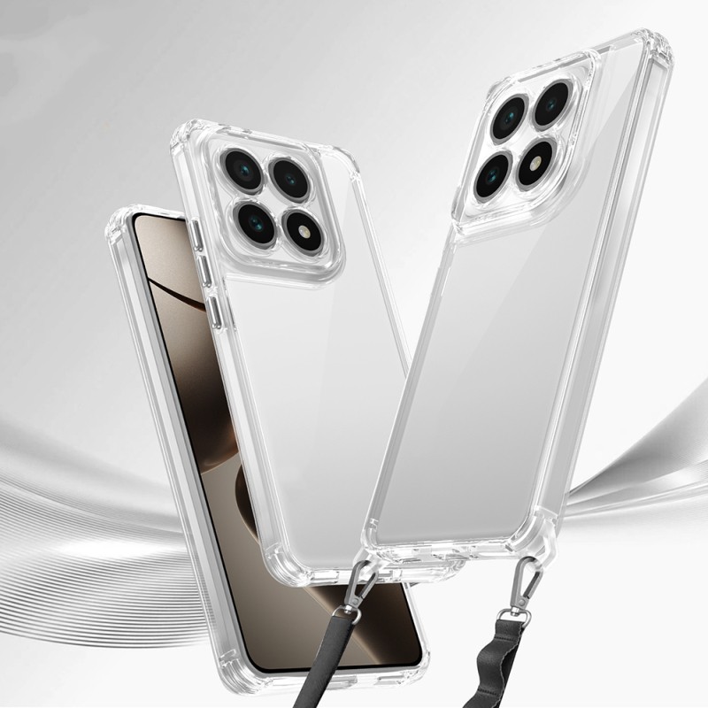 Xiaomi 14T Pro Kılıf Airbagli Takılabilir Askı Aparatlı Zore Snap Silikon Kapak - 3