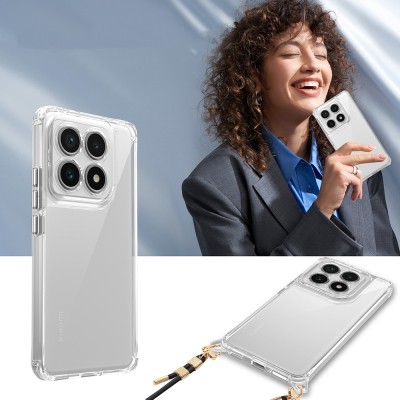 Xiaomi 14T Pro Kılıf Airbagli Takılabilir Askı Aparatlı Zore Snap Silikon Kapak - 9