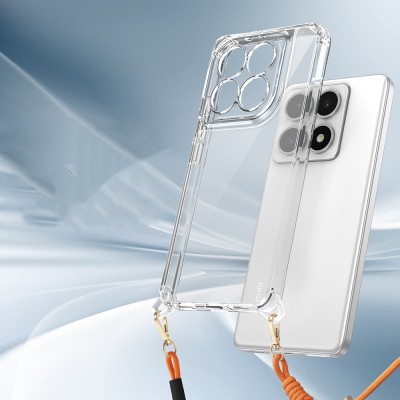 Xiaomi 14T Pro Kılıf Airbagli Takılabilir Askı Aparatlı Zore Snap Silikon Kapak - 6