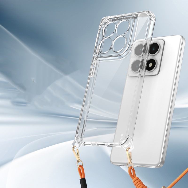 Xiaomi 14T Pro Kılıf Airbagli Takılabilir Askı Aparatlı Zore Snap Silikon Kapak - 6