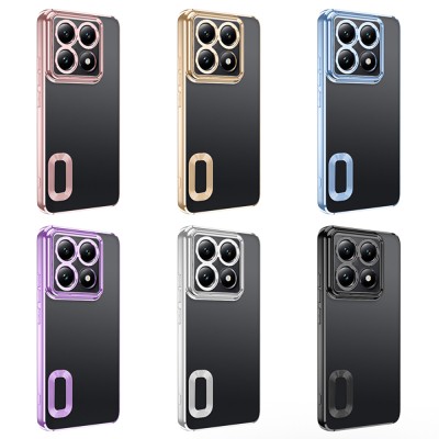 Xiaomi 14T Pro Kılıf Kamera Korumalı Logo Gösteren Zore Omega Kapak - 25
