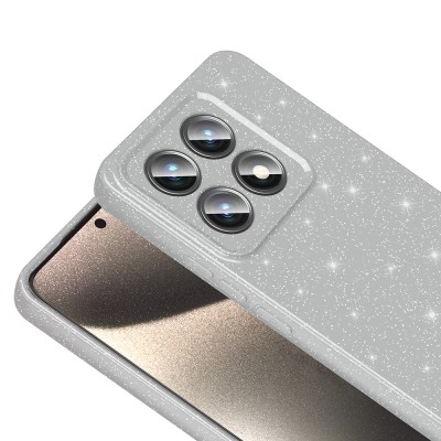 Xiaomi 14T Pro Kılıf Kamera Korumalı Simli Lüks Zore Koton Kapak - 8