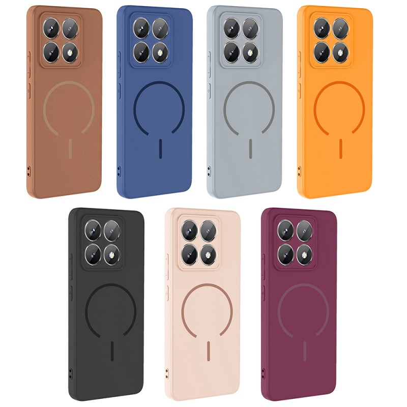 Xiaomi 14T Pro Kılıf M-safe Şarj Özellikli Zore Meta Kapak - 23