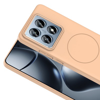 Xiaomi 14T Pro Kılıf M-safe Şarj Özellikli Zore Ruby Sert Kapak - 16