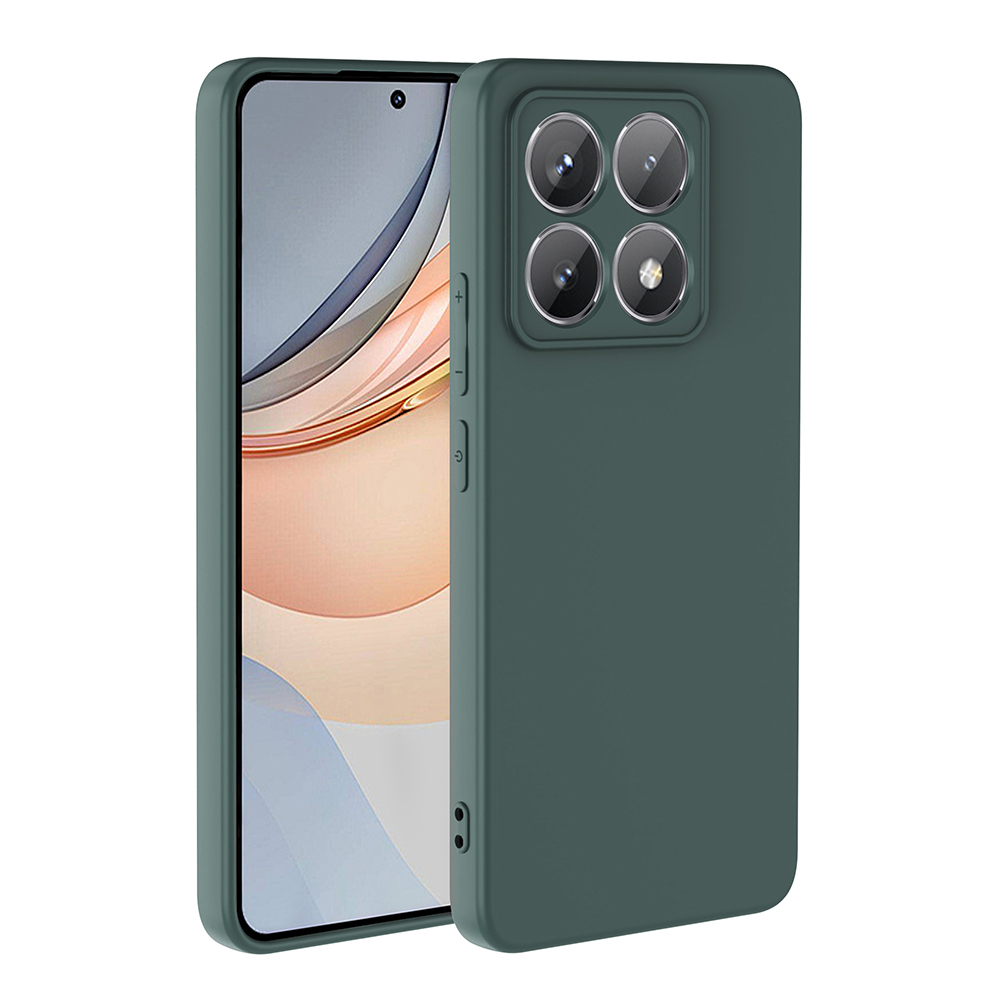 Xiaomi 14T Pro Kılıf Zore Mara Lansman Kapak - Koyu Yeşil