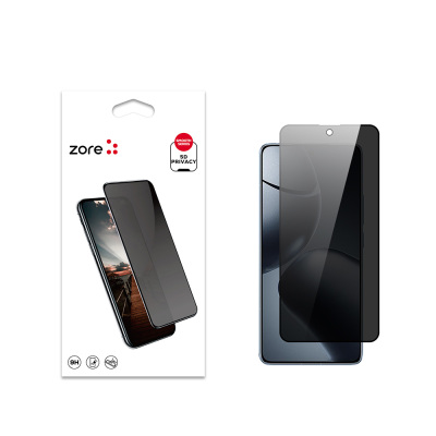 Xiaomi 14T Pro Zore New 5D Privacy Temperli Ekran Koruyucu - Zore
