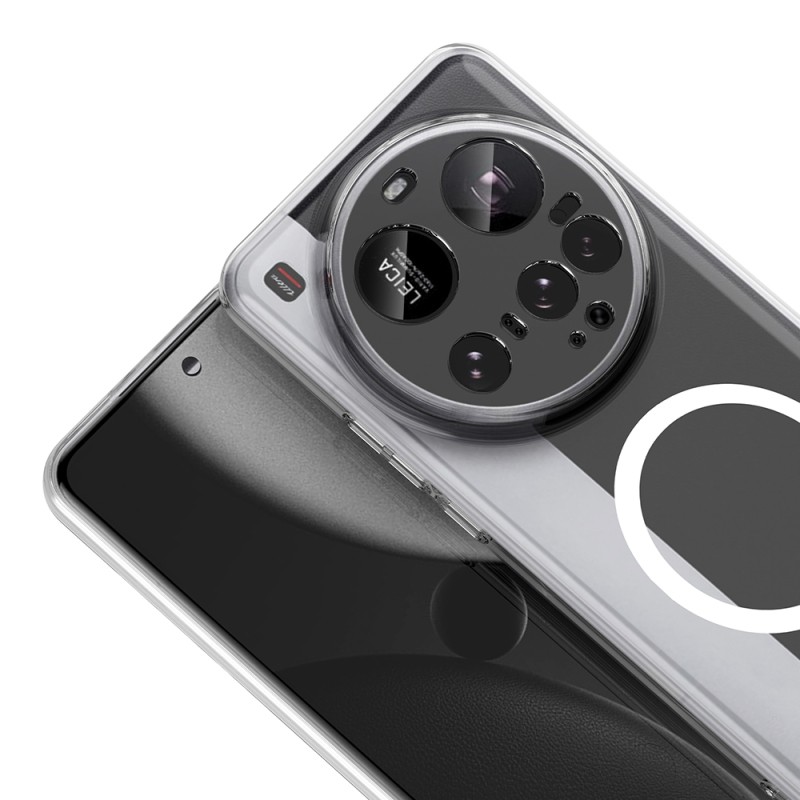 Xiaomi 15 Ultra Kamera Korumalı M-Safe Şarj Özellikli Şeffaf Zore London Sert PC Kapak - 4