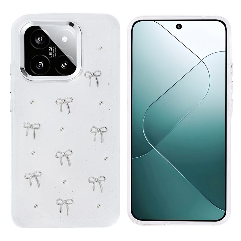 Xiaomi 15T Case Airbag Design Glittery Transparent Zore Kutup Cover - 3