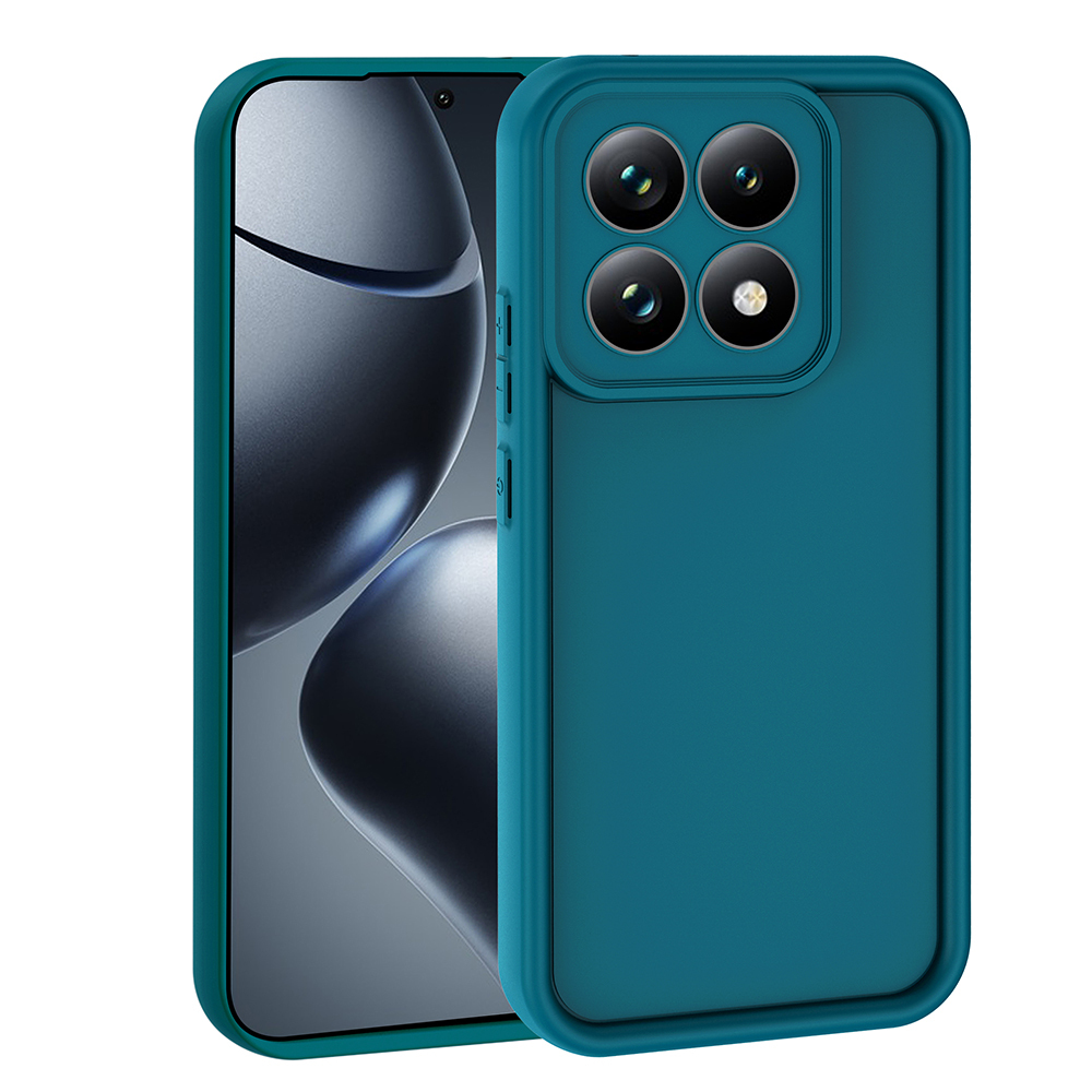 Xiaomi 15T Klf Kamera Korumal Zore Ananas Kapak - Koyu Yeşil