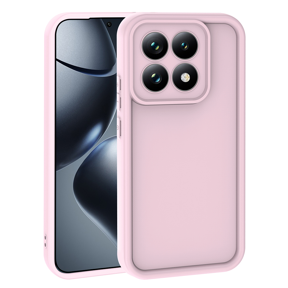 Xiaomi 15T Klf Kamera Korumal Zore Ananas Kapak - Pembe