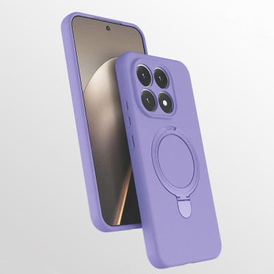 Xiaomi 15T Kılıf M-safe Şarj Özellikli Standlı Zore Samara Kapak - Zore