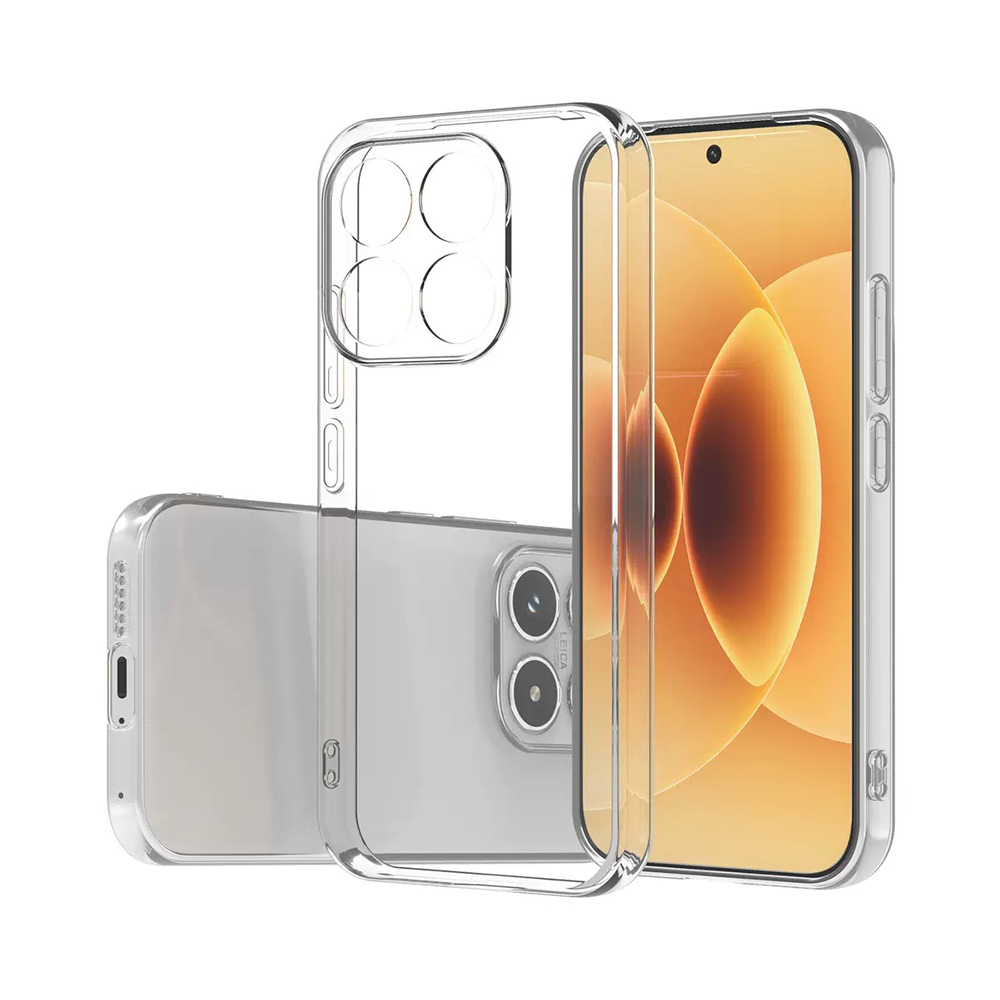 Xiaomi 15T Klf Zore Sper Silikon Kapak - Şeffaf