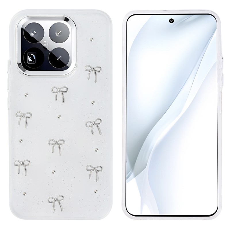 Xiaomi 15T Pro Case Airbag Design Glittery Transparent Zore Kutup Cover - 1
